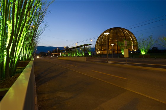 Photo of the CERN Globe. Photo copyright CERN 2011